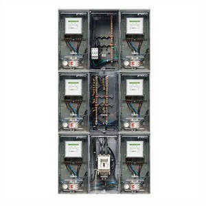 Quadro para 6 medidores de energia